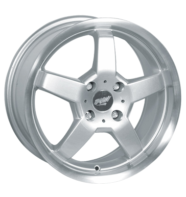 pneumatiky - 7.5x16 4x114.3 ET35 Proline PZ silber silber Horn poliert Sportovn vfuky Rfky / Alu nemrznouc smes Motorsport pneumatiky