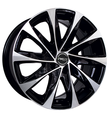 pneumatiky - 8x17 5x120 ET32 Proline PXG schwarz schwarz poliert Vyloucen Rfky / Alu charakteristiky Wheelworld b2b pneu
