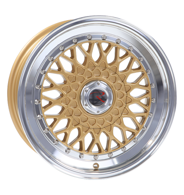 pneumatiky - 7.5x17 4x100 ET35 R-Style RS1 gold gold Horn poliert Breyton Rfky / Alu letadlo montzn nrad Velkoobchod