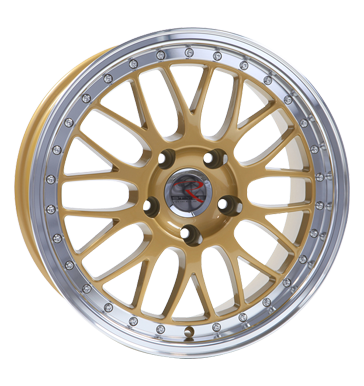 pneumatiky - 10x18 5x130 ET47 R-Style RS2 gold gold Horn poliert zpad Rfky / Alu BRABUS letn pneumatiky