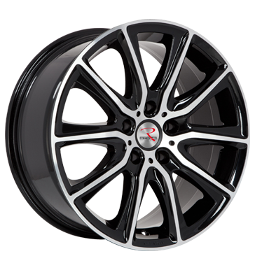 pneumatiky - 6.5x16 5x114.3 ET48 R-Style SR13 schwarz schwarz Front poliert Kondenztory + Equalizer Rfky / Alu polomer Wiechers SPORT b2b pneu