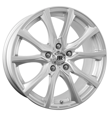 pneumatiky - 7.5x17 5x112 ET42 Racer Wheels Advance silber silver Auto Hi-Fi + navigace Rfky / Alu ozdobnmi kryty palivo Hlinkov disky