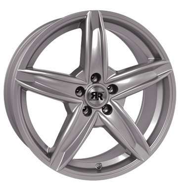 pneumatiky - 7x16 5x108 ET42 Racer Wheels Border grau / anthrazit full gun auta v zime Rfky / Alu Spurverbreiterung korunn princ Predaj pneumatk