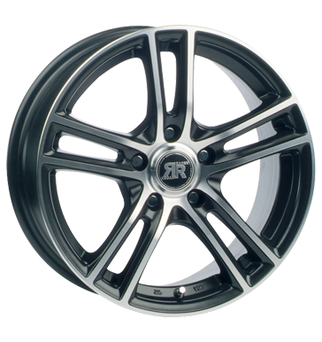 pneumatiky - 7x16 4x108 ET15 Racer Wheels Cup schwarz satin black machined face Ovldn rdiov dlkov Rfky / Alu Vnitrn vybaven Zcela specifick dly Autoprodejce