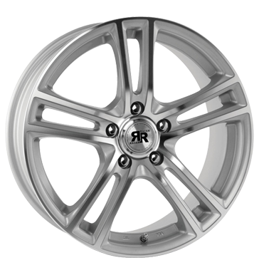 pneumatiky - 7x17 5x114.3 ET35 Racer Wheels Cup silber silver machined face nemrznouc smes Rfky / Alu opravu pneumatik Borbet Autoprodejce