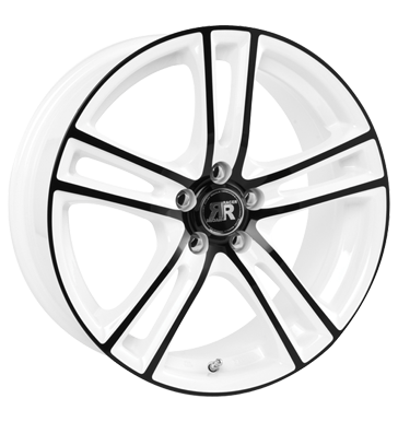 pneumatiky - 7x16 5x98 ET35 Racer Wheels Cup weiss white machined face black bocn parapet Rfky / Alu kmh-Wheels Rondell Predaj pneumatk