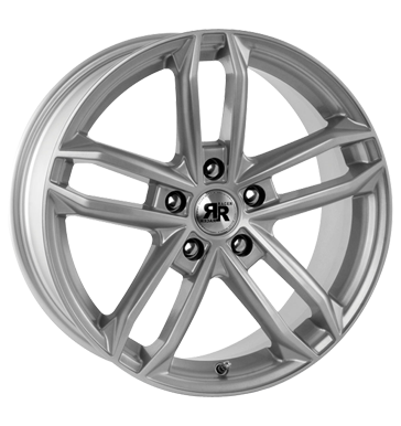 pneumatiky - 7.5x17 5x108 ET35 Racer Wheels Dark silber silver kapaliny Rfky / Alu Slevy Letn Total kola ALU Autodlna