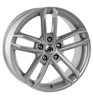 pneumatiky - 6x14 4x108 ET35 Racer Wheels Dark silber silver Soundboards + adaptr krouzky Rfky / Alu Elektrick sportovn KOLA pneumatiky