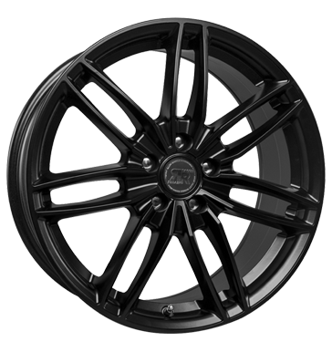 pneumatiky - 7.5x17 5x105 ET40 Racer Wheels Edition schwarz satin black Artec Rfky / Alu ozdobnmi kryty vzduchov filtr Autodlna