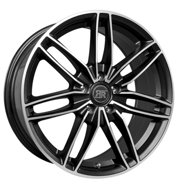 pneumatiky - 8x18 5x110 ET42 Racer Wheels Edition schwarz satin black machined face kapaliny Rfky / Alu ostatn Rdc nprava odpruzen Predaj pneumatk