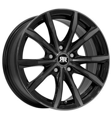 pneumatiky - 7x16 5x112 ET42 Racer Wheels Fusion schwarz bright black machined face black lip Speedline Rfky / Alu XTRA recnk Autodlna