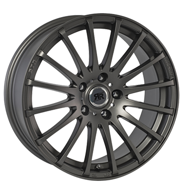 pneumatiky - 7x16 4x108 ET25 Racer Wheels Helix grau / anthrazit full gun Cel rok vuz Rfky / Alu dly prejezdy pneumatiky