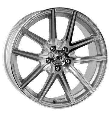 pneumatiky - 7x16 5x100 ET35 Racer Wheels Hornet silber silver machined face Zimn kompletn kolo-ALU Rfky / Alu prejezdy Stacker jerb Online pneumatiky