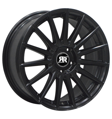 pneumatiky - 7.5x17 5x114.3 ET40 Racer Wheels Monza schwarz black npis Rfky / Alu mitsubishi propojovac kabely pneumatiky