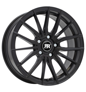 pneumatiky - 7.5x17 4x108 ET25 Racer Wheels Schack schwarz satin black viditelnost Rfky / Alu Quad Auto Tool Karoserie pneus