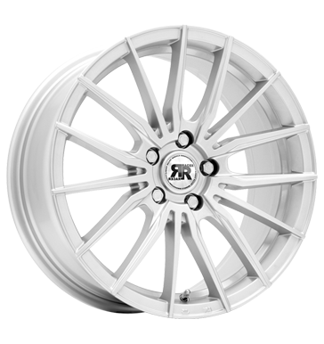pneumatiky - 7.5x17 5x110 ET35 Racer Wheels Schack silber silver antny vozidel Rfky / Alu centrovn autodly USA pneu b2b