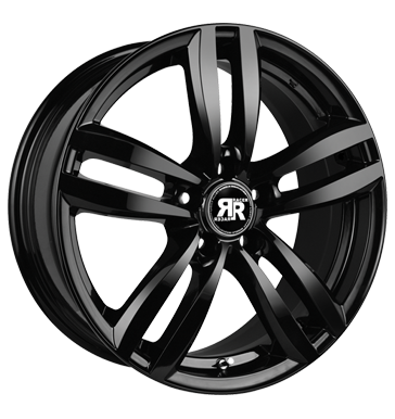 pneumatiky - 6.5x16 5x108 ET47.5 Racer Wheels Target schwarz black Lorinser Rfky / Alu recnk svetr fleece Autodlna