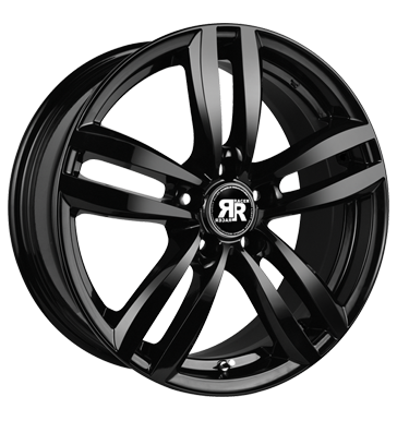 pneumatiky - 6x15 5x100 ET38 Racer Wheels Target schwarz black Lehk ventil vozy / vozy Rfky / Alu opravu pneumatik myt oken disky