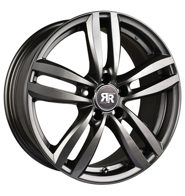 pneumatiky - 6.5x16 5x114.3 ET47 Racer Wheels Target grau / anthrazit full gun Soundboards + adaptr krouzky Rfky / Alu prves Rondell velkoobchod s pneumatikami