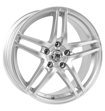 pneumatiky - 7x17 4x114.3 ET35 Racer Wheels Zenith silber silver Offroad Zimn 17.5 