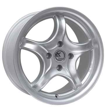 pneumatiky - 7.5x17 4x108 ET35 RCDesign RC01 silber kristallsilber replika Rfky / Alu dly peugeot Autodlna