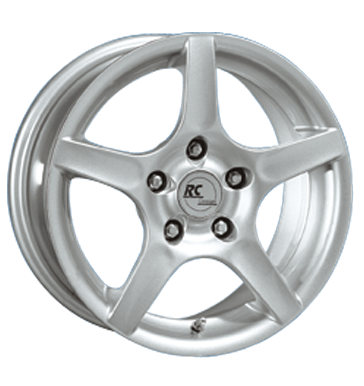 pneumatiky - 7.5x17 5x98 ET25 RCDesign RC05 silber kristallsilber Konstrukcn lampy Svetla Rfky / Alu auto nepromokav odev trziste