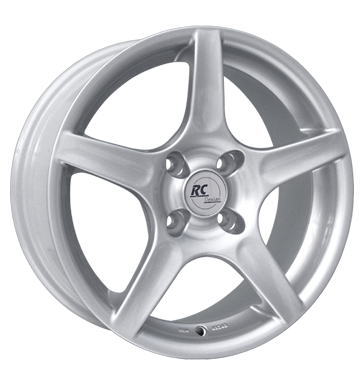 pneumatiky - 7.5x17 4x108 ET25 RCDesign RC05 silber kristallsilber prslusenstv Rfky / Alu zahradn traktor Barracuda Autodlna