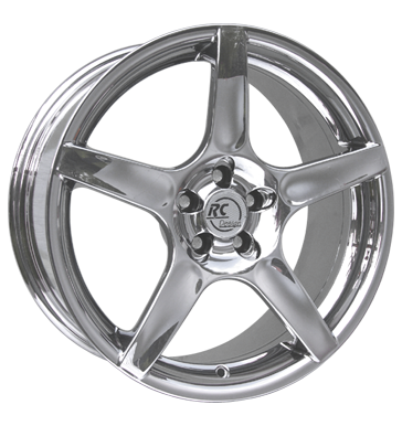 pneumatiky - 7.5x17 4x98 ET35 RCDesign RC05 chrom chrom motec Rfky / Alu Globln komise kalhoty disky