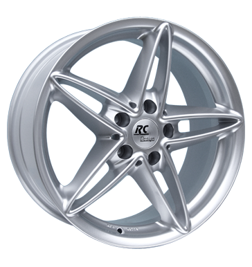 pneumatiky - 8x17 5x108 ET40 RCDesign RC10 silber chromsilber motocykl Cross Rfky / Alu Sportovn vfuky letadlo pneumatiky