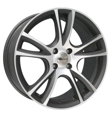 pneumatiky - 7.5x17 4x108 ET18 RCDesign RC11 schwarz shadowblack matt poliert ALLESIO Rfky / Alu prejezdy cel rok Predaj pneumatk