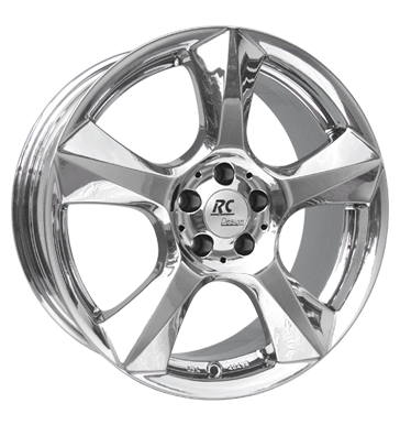 pneumatiky - 7.5x18 5x100 ET35 RCDesign RC13 chrom slc-chrom montzn nrad Rfky / Alu Wheelworld ostatn Velkoobchod