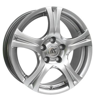 pneumatiky - 7.5x17 5x100 ET35 RCDesign RC14 silber chromsilber ocelov kola Rfky / Alu VOLKSWAGEN Mutec pneu b2b