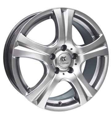 pneumatiky - 7.5x17 5x127 ET45 RCDesign RC14S silber chromsilber Axxium Rfky / Alu Zcela specifick dly Jahreswagen Autoprodejce