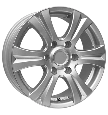 pneumatiky - 7.5x17 6x139.7 ET42 RCDesign RC14S silber kristallsilber Polo tricka Rfky / Alu Pouzdra & schovna brzdov dly pneu