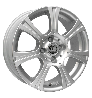 pneumatiky - 6.5x15 4x100 ET42 RCDesign RC15 silber kristallsilber cel rok Rfky / Alu Rial baterie disky