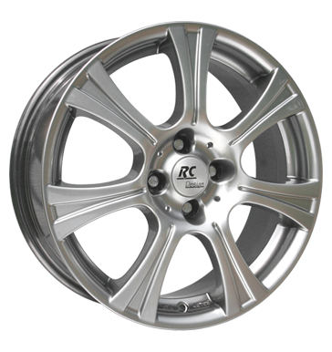 pneumatiky - 6.5x15 4x108 ET25 RCDesign RC15 silber chromsilber Polo tricka Rfky / Alu Jahreswagen diskrtne disky