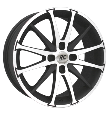 pneumatiky - 6.5x15 4x108 ET42 RCDesign RC18 schwarz schwarz matt vollpoliert Jahreswagen Rfky / Alu sluzba sportovn KOLA trhovisko