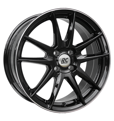 pneumatiky - 6.5x16 4x100 ET38 RCDesign RC22 schwarz schwarz glanz hornpoliert hasic prstroj Rfky / Alu Offroad cel rok Barracuda velkoobchod s pneumatikami