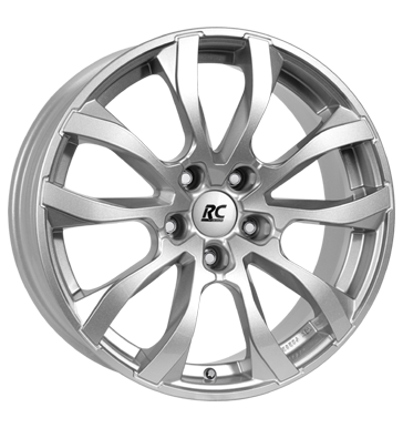 pneumatiky - 7.5x17 5x112 ET47 RCDesign RC23 silber kristallsilber GMP Italia Rfky / Alu Wiechers SPORT Vnitrn vybaven pneus