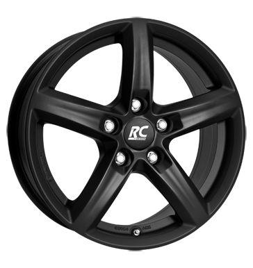 pneumatiky - 7.5x17 5x120 ET34 RCDesign RC24 schwarz schwarz klar matt kmh-Wheels Rfky / Alu Zimn pln kola Steel polomer b2b pneu