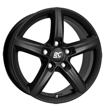 pneumatiky - 7.5x17 5x115 ET41 RCDesign RC24 schwarz schwarz klar matt hadice Rfky / Alu denn AUDI pneu