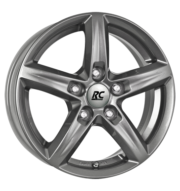 pneumatiky - 6.5x16 5x112 ET43 RCDesign RC24 grau / anthrazit titan metallic Rim luzka (nhradn dly) Rfky / Alu Alustar Hartge Predaj pneumatk