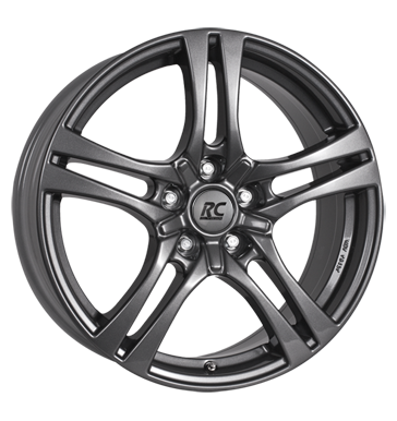 pneumatiky - 7.5x18 5x114.3 ET49.5 RCDesign RC26 grau / anthrazit titan metallic Axxion Rfky / Alu autodly USA recnk pneu b2b