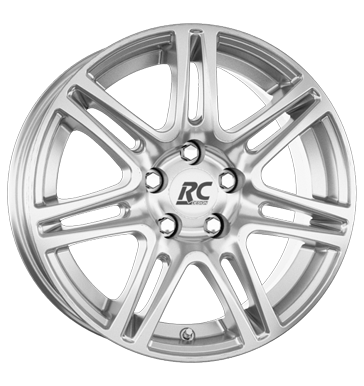 pneumatiky - 7x16 5x112 ET38 RCDesign RC28 silber kristallsilber kapaliny Rfky / Alu Offroad Zimn 17.5 