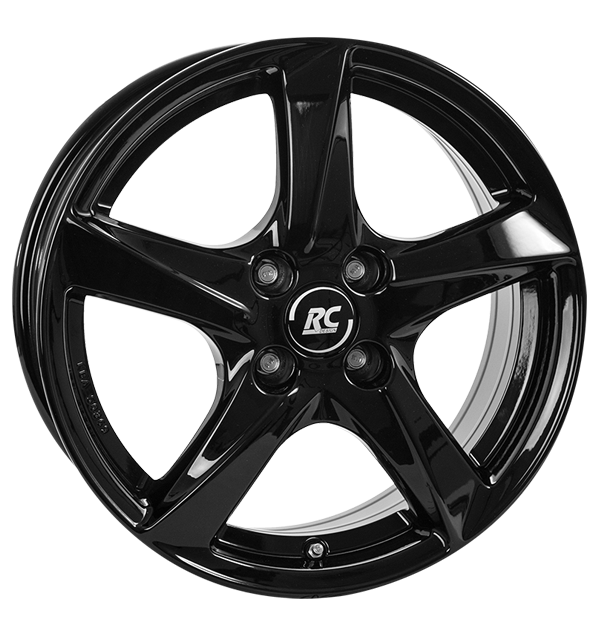 pneumatiky - 6x16 4x100 ET48 RCDesign RC30 schwarz schwarz glanz ADVANTI Rfky / Alu Motorsport kmh-Wheels pneu