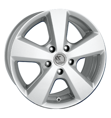 pneumatiky - 7x17 5x114.3 ET49 RCDesign RCA3 silber chromsilber frontpoliert VOLKSWAGEN Rfky / Alu antny vozidel Letn Total kola ALU Velkoobchod