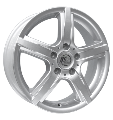 pneumatiky - 6.5x16 5x112 ET33 RCDesign RC D10 silber kristallsilber MERCEDES BENZ Rfky / Alu ALLESIO Pce o automobil + drzba Prodejce pneumatk