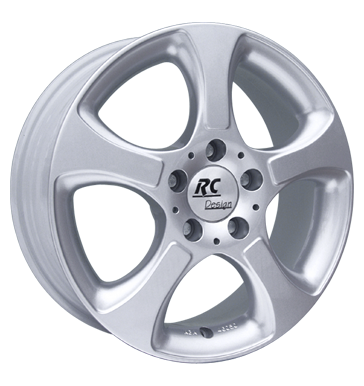 pneumatiky - 6x15 5x112 ET44 RCDesign RC D6 silber silber lackiert Americk vozy Rfky / Alu Wheelworld Felgenschlsser Hlinkov disky