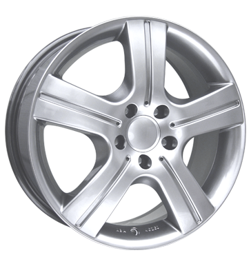 pneumatiky - 7.5x17 5x139.7 ET40 RCDesign RC Delta silber kristallsilber Toora Rfky / Alu prce Axxium pneu