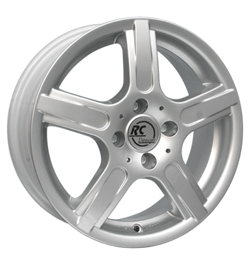 pneumatiky - 6x15 4x108 ET46 RCDesign RC Drive silber kristallsilber sluzba Rfky / Alu Cepice a klobouky Oldtimer dly pneu